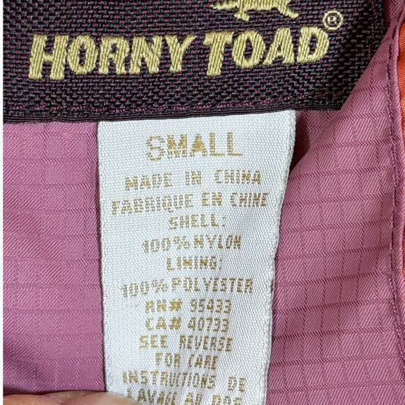 Horny Toad Women Small Pink Embroidered Zip Front Vest Lightweight Outdoor Layer - Picture 3 of 13